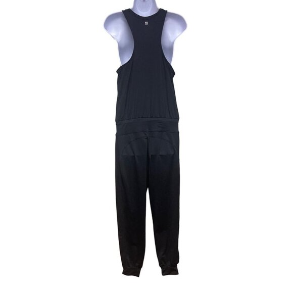 Sweaty Betty Black Gary Yoga Casual Jogger Jumpsuit Women's Size Medium - Picture 6 of 13